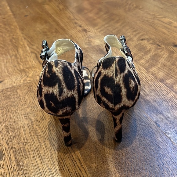 Will’s Fancy Women’s Heels Tan and Black Size 8 1/2 - Picture 4 of 7